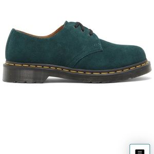 New Doc Martens 1461 Derby; green suede size 38 (7)